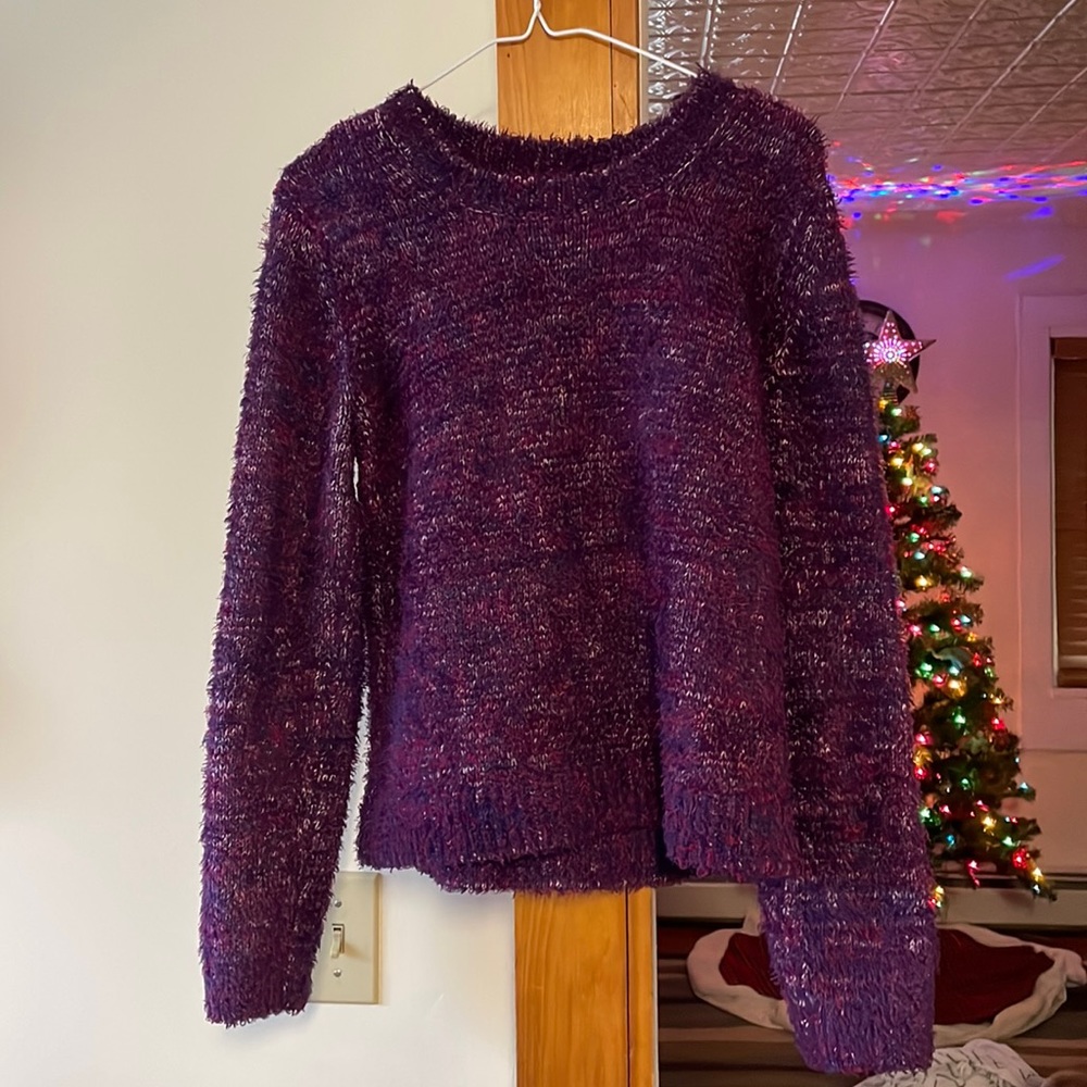 Lou & Grey/Loft Purple Sweater Medium
